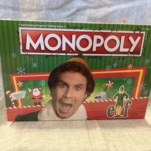 Monopoly Buddy The Elf Christmas Movie Board Game - NEW SEALED